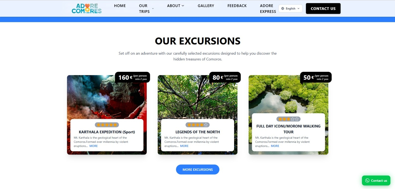 Digibiashara Portfolio – Adore Comores (Comoros)